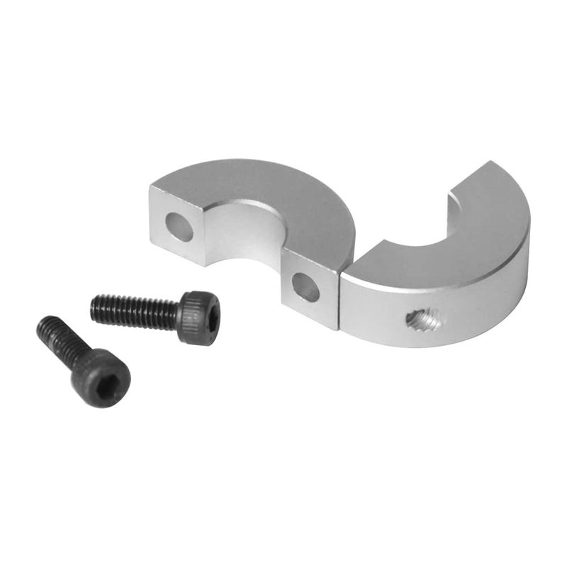 Sinoblu Store 4pcs 25mm Bore Double Split Shaft Collar - Two-Piece Set Screw Style Aluminum Clamp, 45mm OD, 12mm Thickness with M5 Set Screw - Image 2